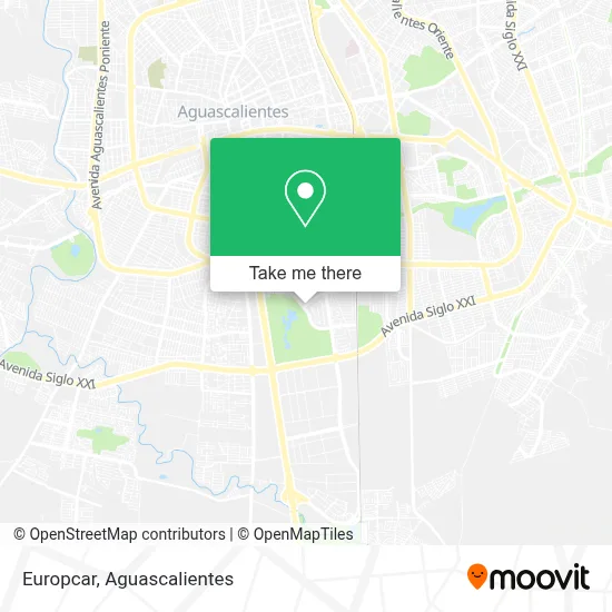 Europcar map