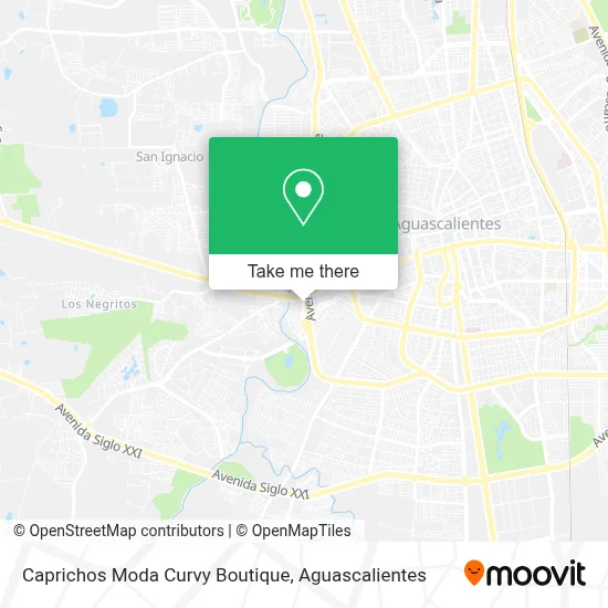 Caprichos Moda Curvy Boutique map
