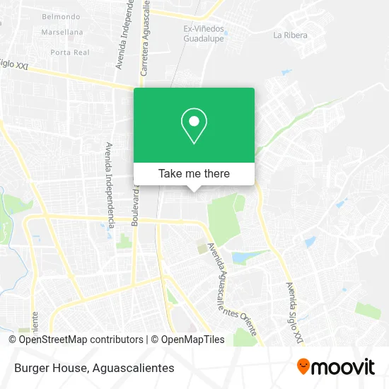Burger House map