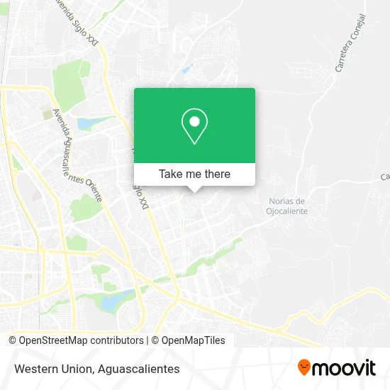 Western Union map