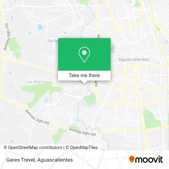 Gares Travel map