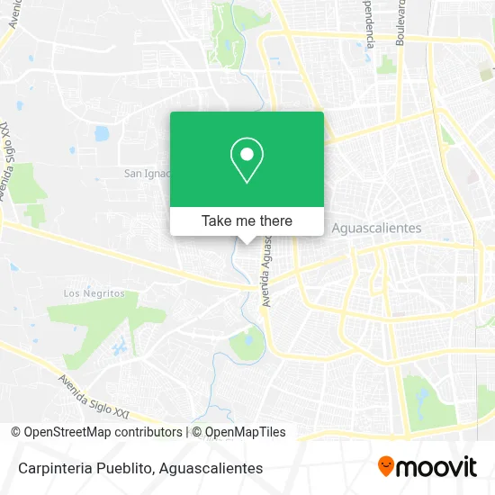 Carpinteria Pueblito map