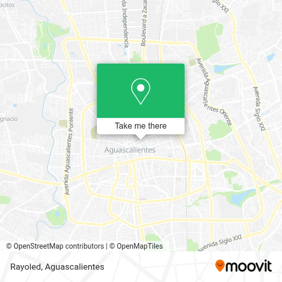 Rayoled map
