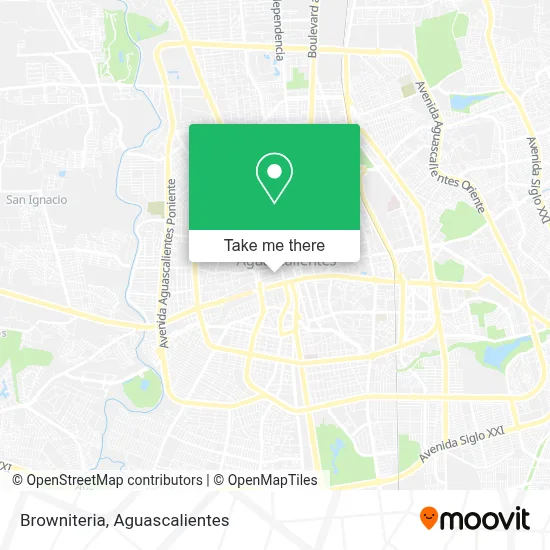Browniteria map