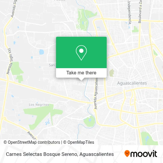 Carnes Selectas Bosque Sereno map