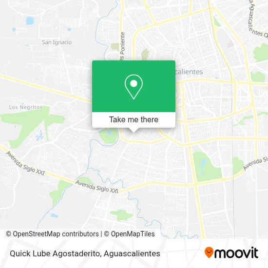 Quick Lube Agostaderito map