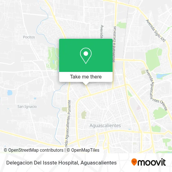 Delegacion Del Issste Hospital map