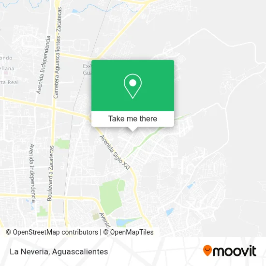 La Neveria map