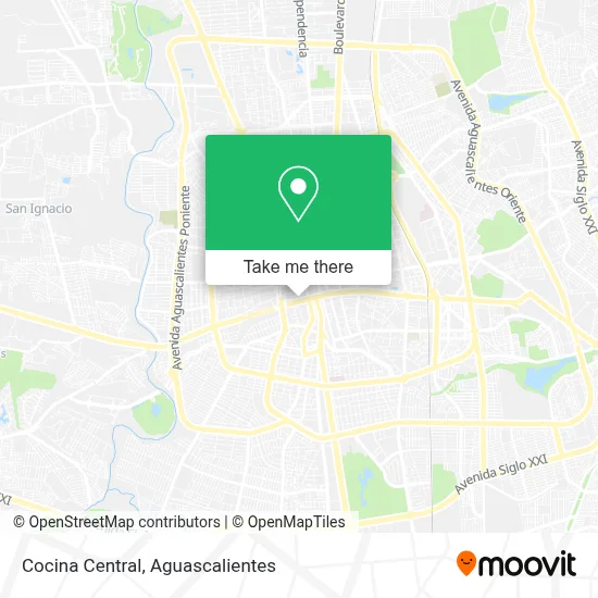 Cocina Central map
