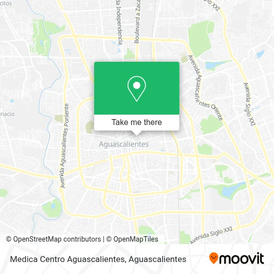 Medica Centro Aguascalientes map