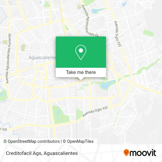 Creditofacil Ags map