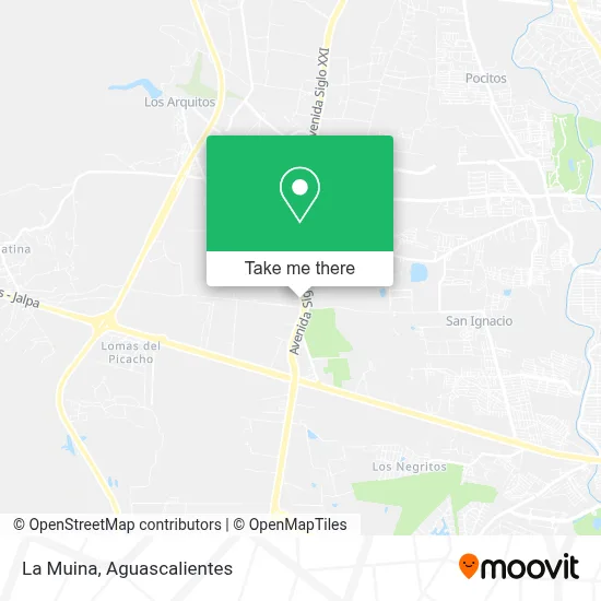 La Muina map