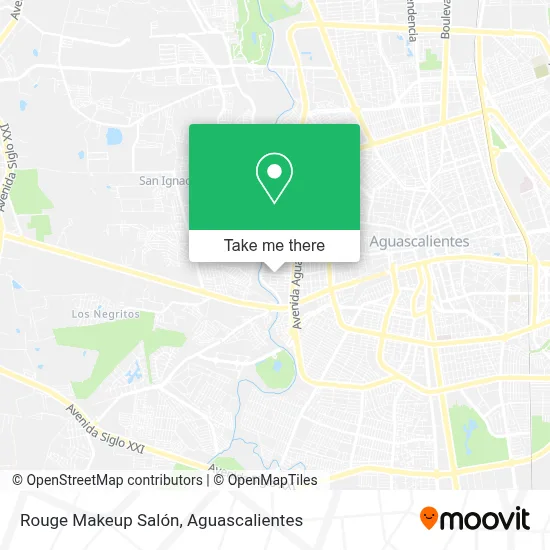 Rouge Makeup Salón map
