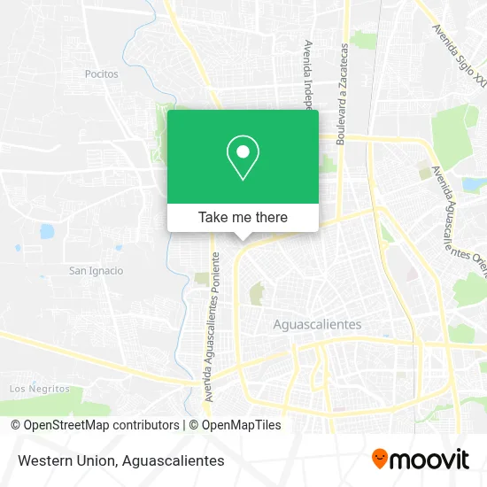 Western Union map