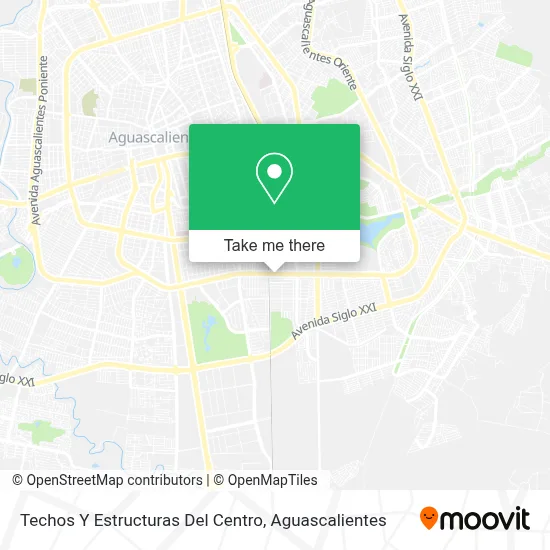 Techos Y Estructuras Del Centro map
