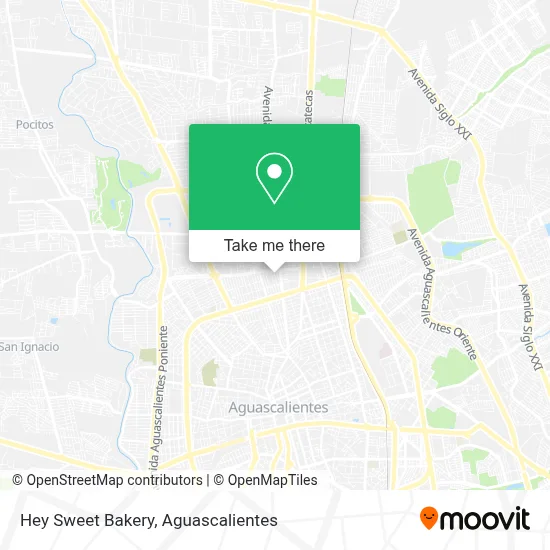 Hey Sweet Bakery map