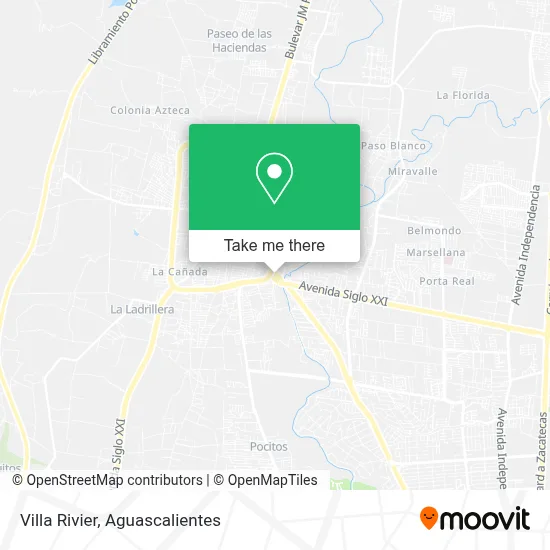 Villa Rivier map
