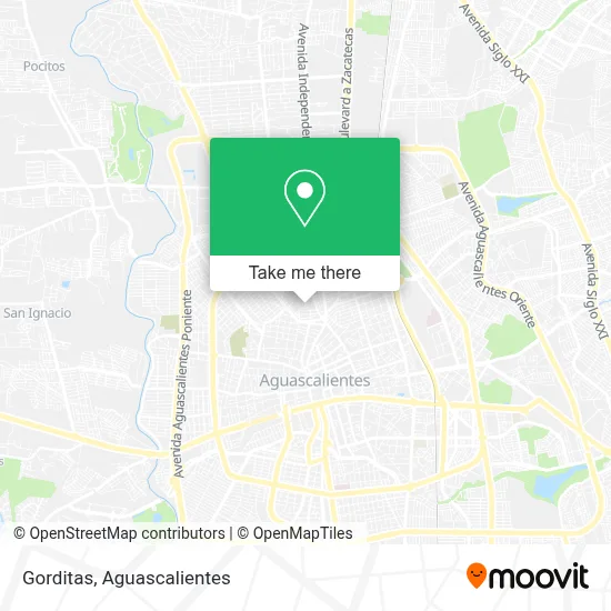 Gorditas map