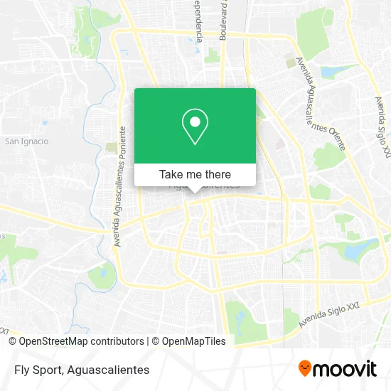 Fly Sport map