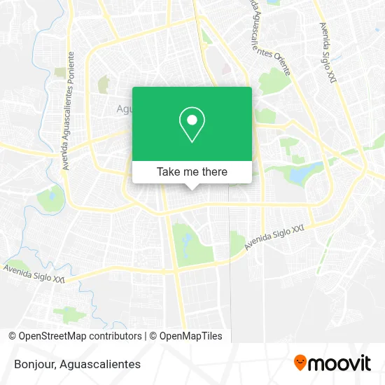 Bonjour map