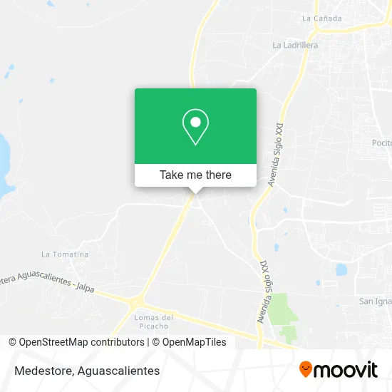 Medestore map