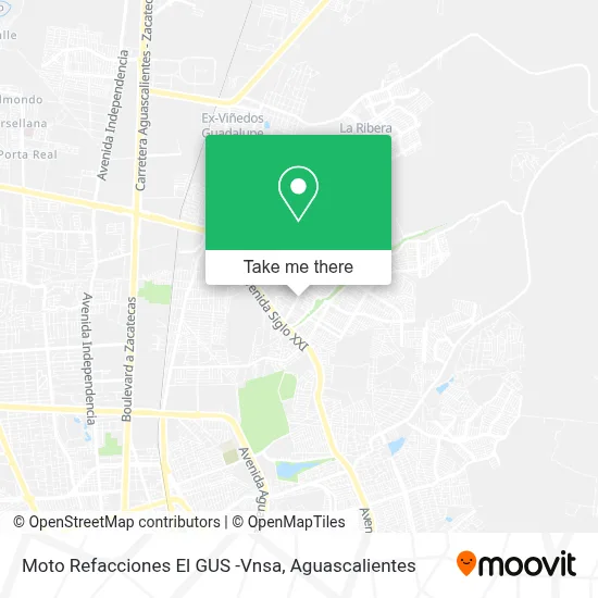 Moto Refacciones El GUS -Vnsa map