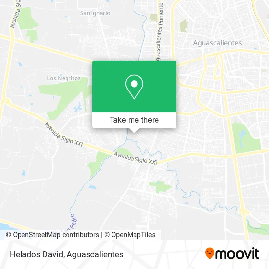 Helados David map