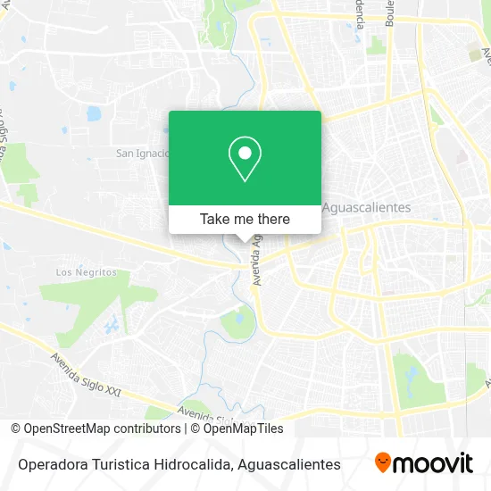 Operadora Turistica Hidrocalida map