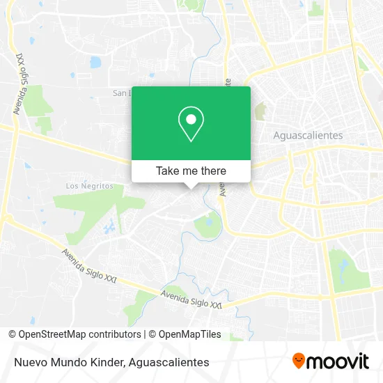 Nuevo Mundo Kinder map