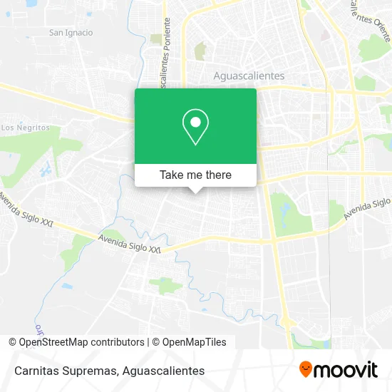 Carnitas Supremas map