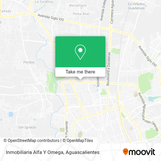 Inmobiliaria Alfa Y Omega map