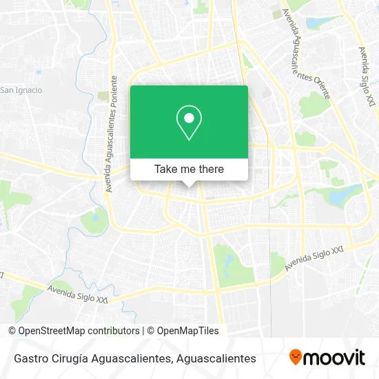 Gastro Cirugía Aguascalientes map