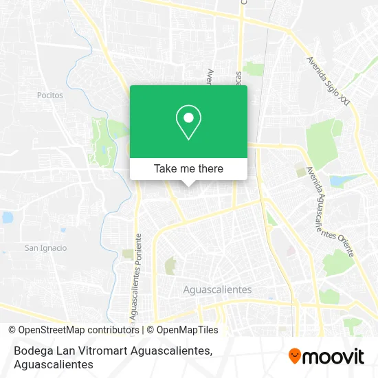 Bodega Lan Vitromart Aguascalientes map