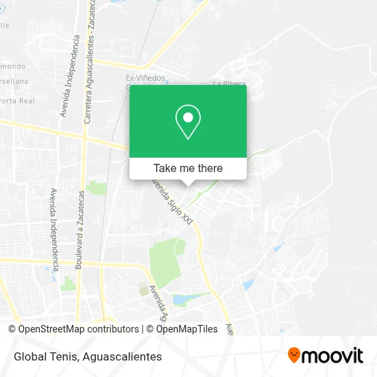 Global Tenis map
