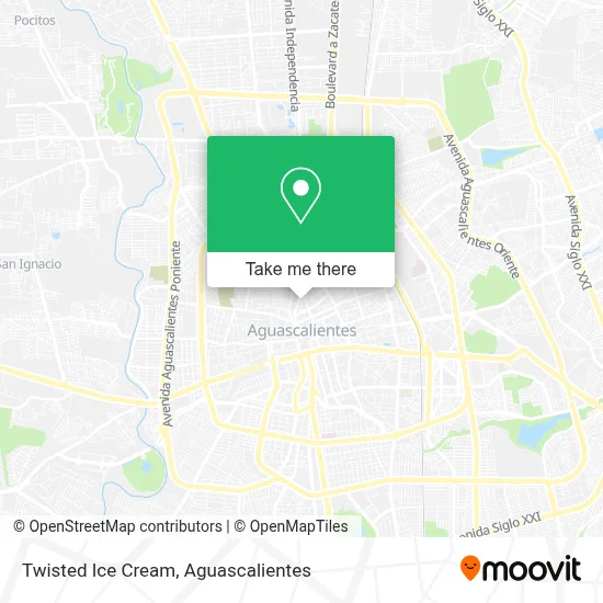 Twisted Ice Cream map