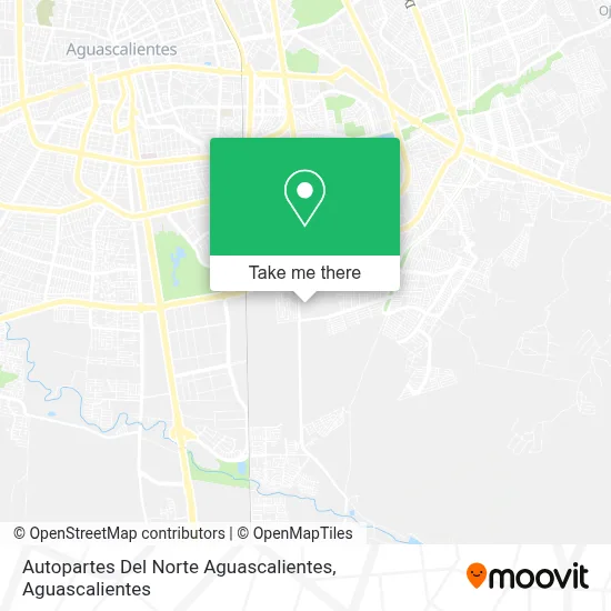 Autopartes Del Norte Aguascalientes map