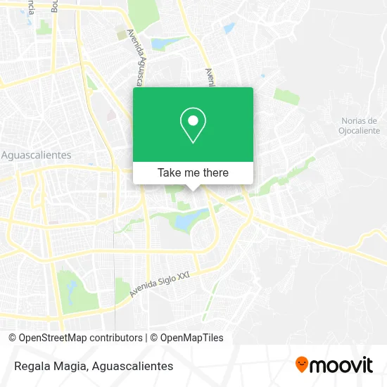 Regala Magia map