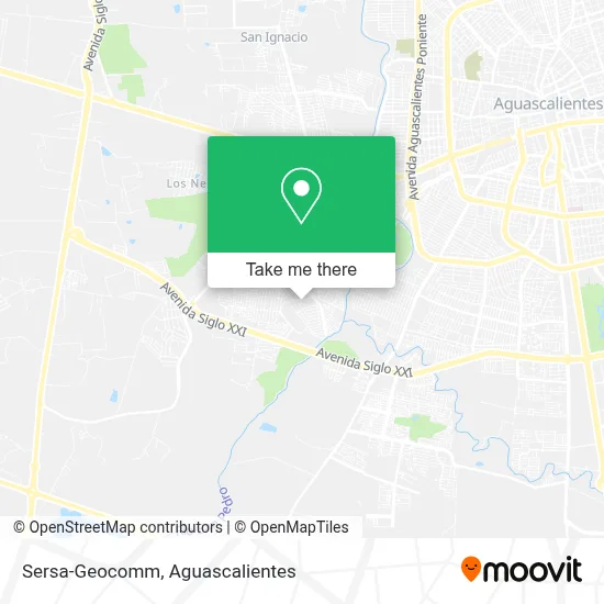 Sersa-Geocomm map