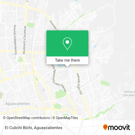 El Culichi Bichi map