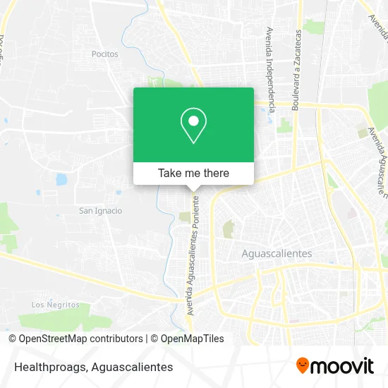 Healthproags map