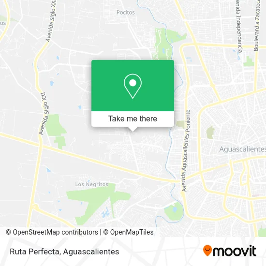 Ruta Perfecta map