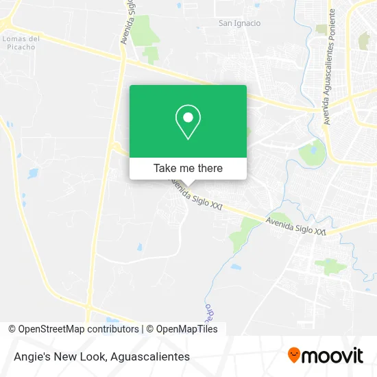 Angie's New Look map