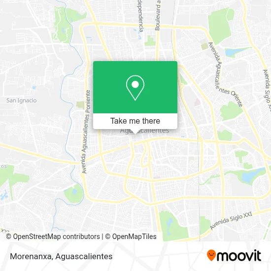 Morenanxa map
