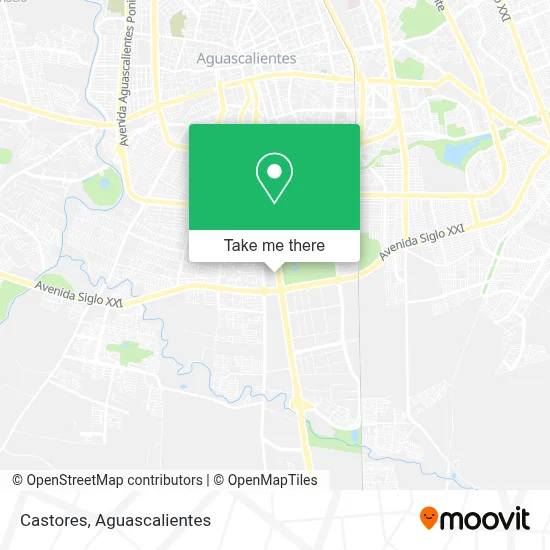 Castores map