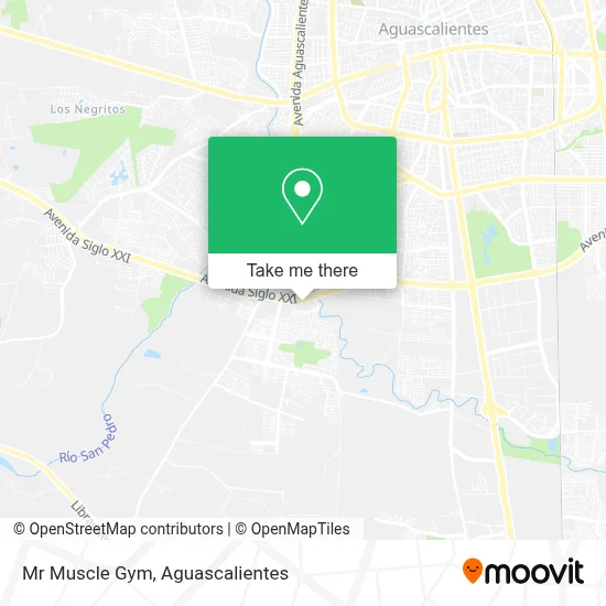 Mr Muscle Gym map