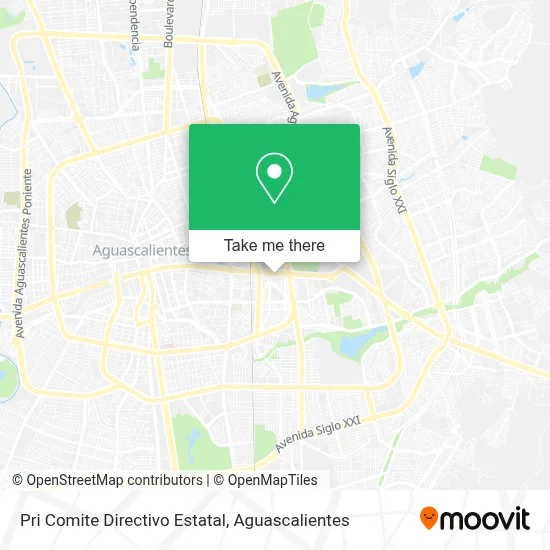 Pri Comite Directivo Estatal map