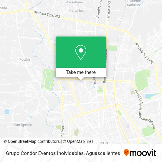 Grupo Condor Eventos Inolvidables map