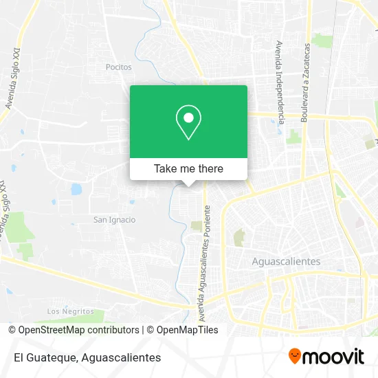El Guateque map
