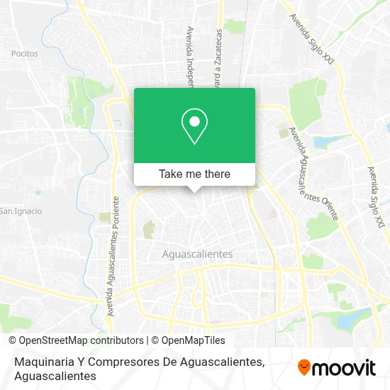 Maquinaria Y Compresores De Aguascalientes map