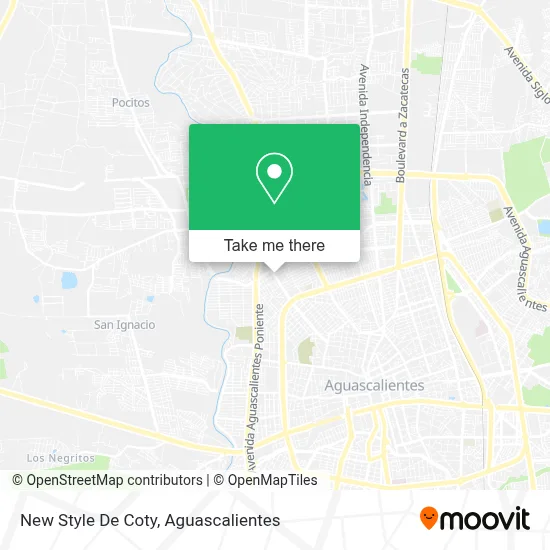 New Style De Coty map